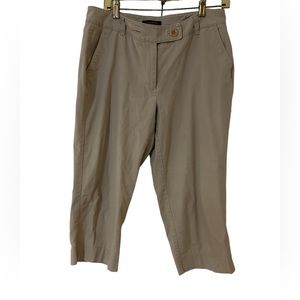 Talbots Capri Casual Pants -High Rise Straight Leg Cropped Size 12P